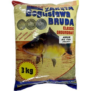ZANĘTA BOLAND POPULARNA 3kg AMUR BIG FISH ZIELONY