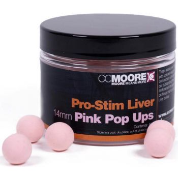 KULKI CC MOORE PRO-STIM LIVER PINK POP UP 14mm