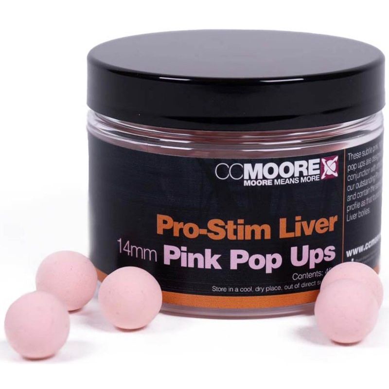 KULKI CC MOORE PRO-STIM LIVER PINK POP UP 14mm
