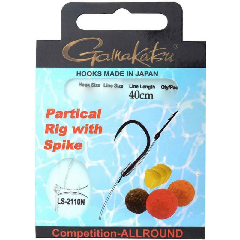 HACZYKI GAMAKATSU 14 0.16mm PRZYPON Z IGŁA 5mm