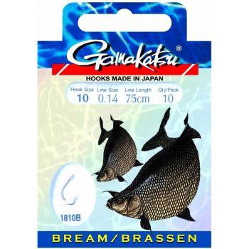 HACZYKI WIĄZANE GAMAKATSU BREAM FEEDER 0,14mm 12