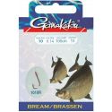 HACZYKI WIĄZANE GAMAKATSU BREAM RED 0,12mm 16