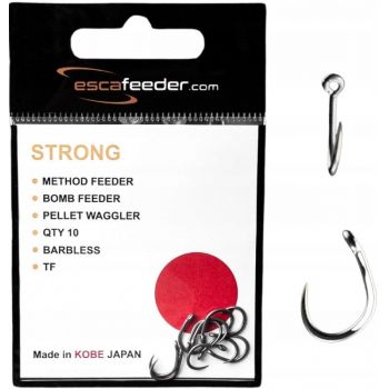 HACZYKI ESCA FEEDER STRONG ROZM 12 BEZZADZIOROWE 