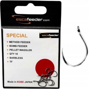 HACZYKI ESCA FEEDER SPECIAL ROZM 14 BEZZADZIOROWE 