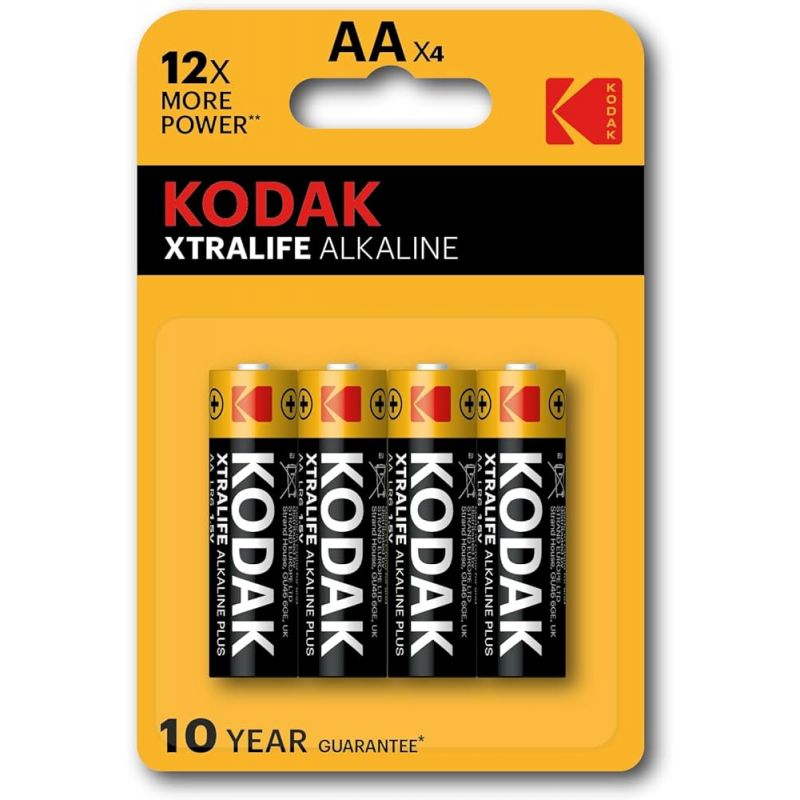 BATERIE KODAK ALKALICZNE XTRAFIFE AA R6 1.5V 4szt