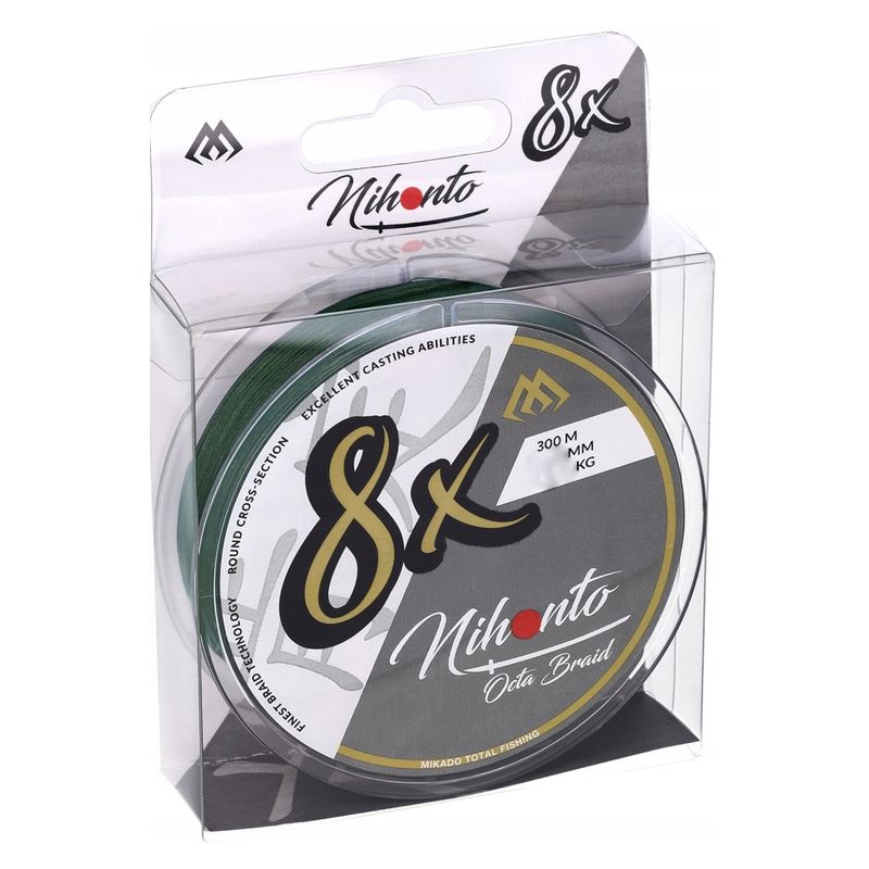 PLECIONKA NIHONTO OCTA BRAID 300m GREEN 0,30mm