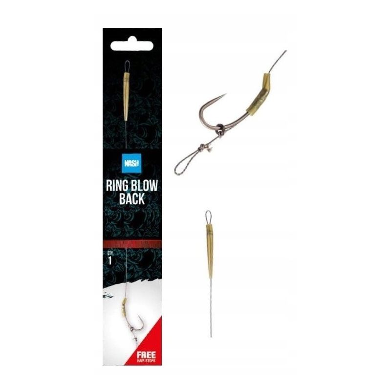 PRZYPON NASH RING BLOW BACK RIG ROZM 8 BARBLESS