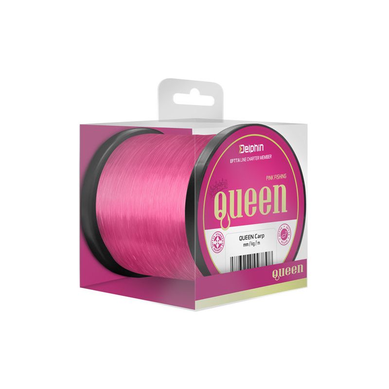 ŻYŁKA DELPHIN QUEEN CARP RÓŻOWA 0,30mm 600m