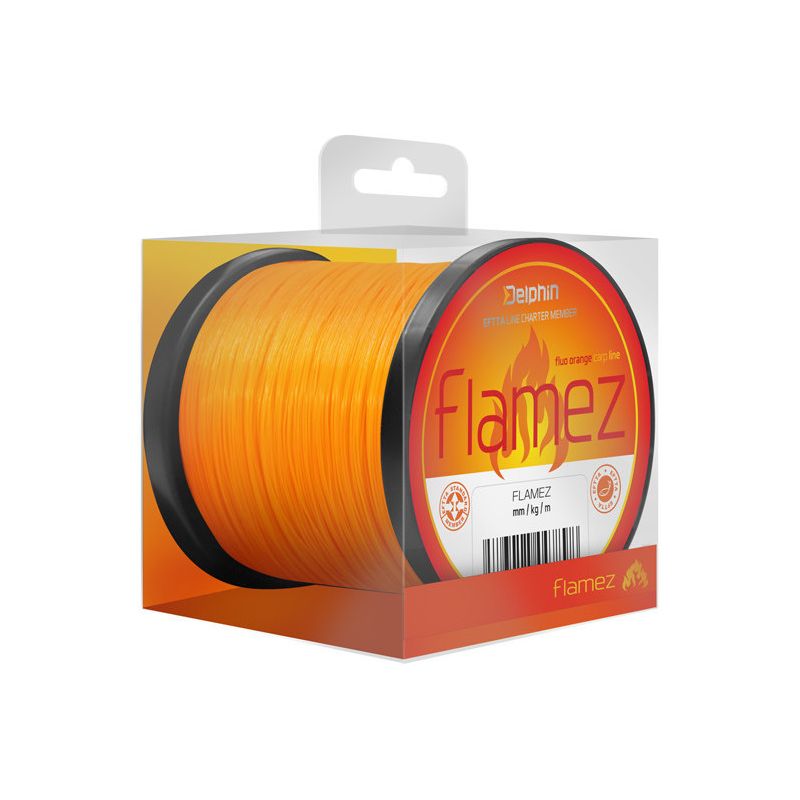 ŻYŁKA DELPHIN FLAMEZ ORANGE  0,35mm 1100m