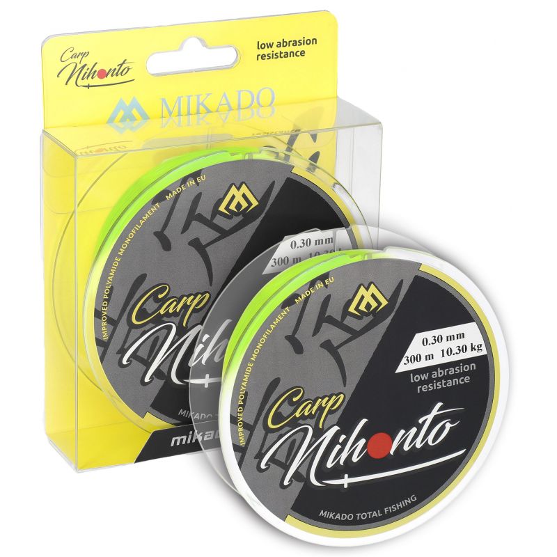 ŻYŁKA MIKADO NIHONTO CARP 0.35mm 300m FLUO ŻÓŁTA