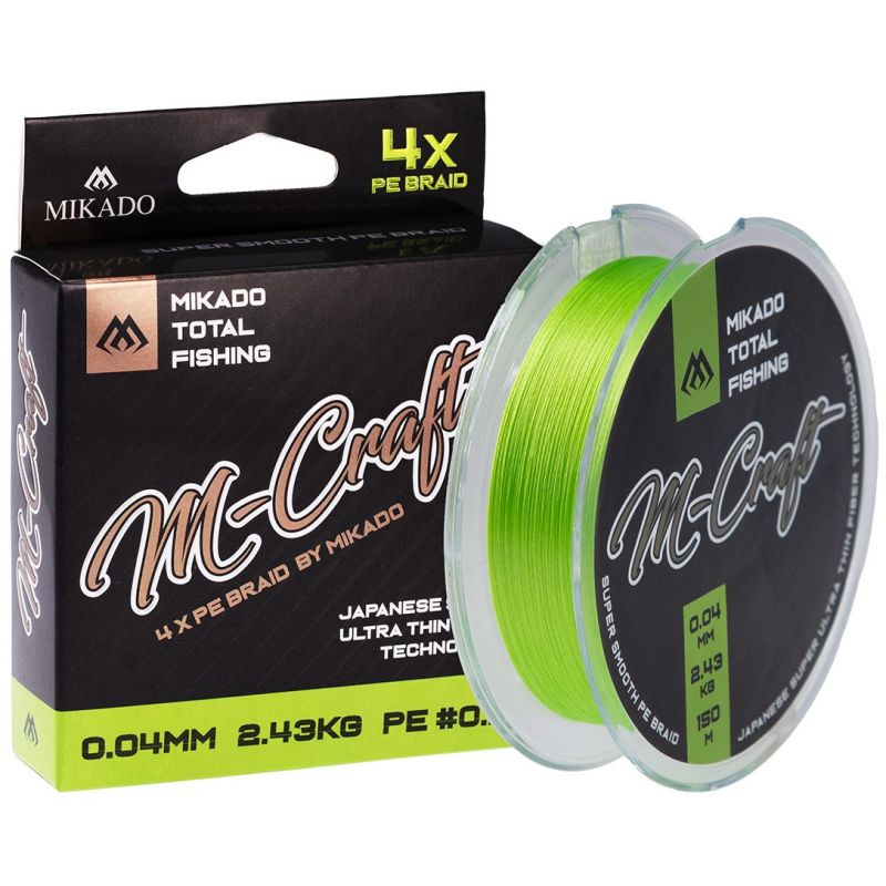 PLECIONKA MIKADO M-CRAFT BRAID 0.06mm 150m FLUO