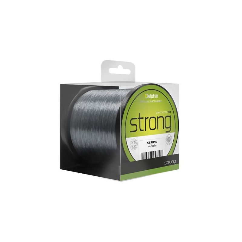 ŻYŁKA DELPHIN STRONG CARP 0,32mm 600m SZARA