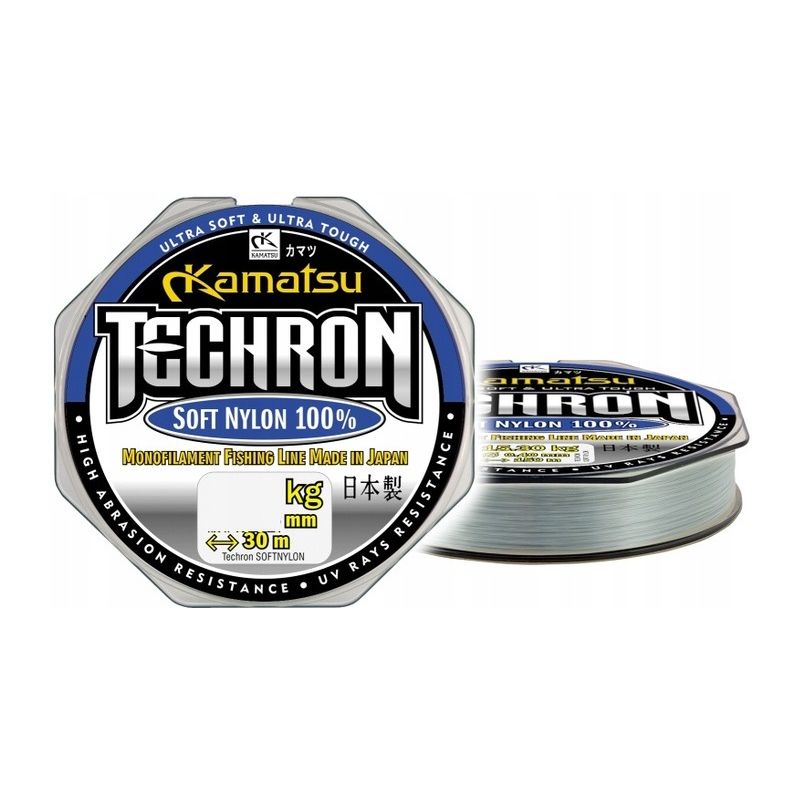 ŻYŁKA KAMATSU TECHRON SOFT NYLON 0,10mm 30m