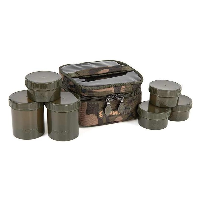 TORBA WĘDKARSKA FOX + 6 POJEMNIKÓW CAMOLITE