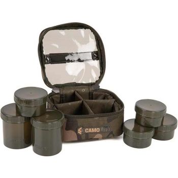 TORBA WĘDKARSKA FOX + 6 POJEMNIKÓW CAMOLITE