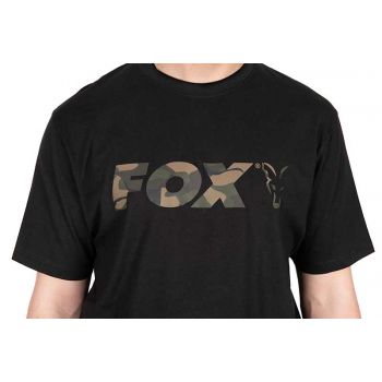 KOSZULKA T-SHIRT FOX BLACK  CAMO LOGO ROZMIAR 3XL