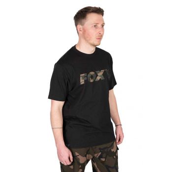 KOSZULKA T-SHIRT FOX BLACK  CAMO LOGO ROZMIAR XXL