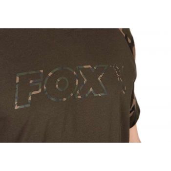 KOSZULKI T-SHIRT FOX OUTLINE KHAKI CAMO ROZM. 3XL