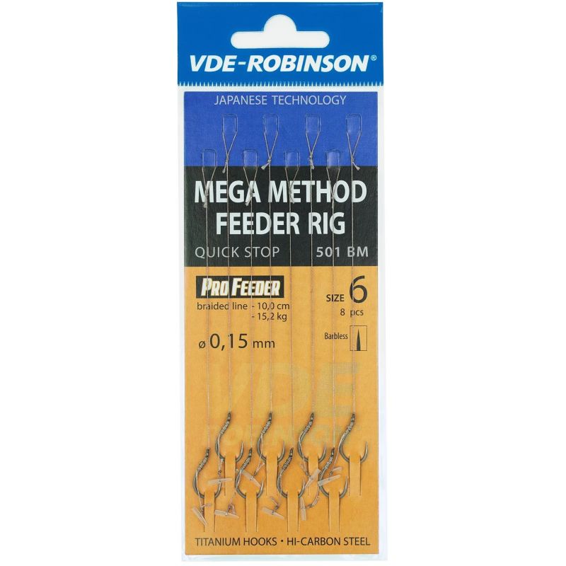 HACZYKI ROBINSON METHOD PRZYPON QUICK STOP MEGA 8
