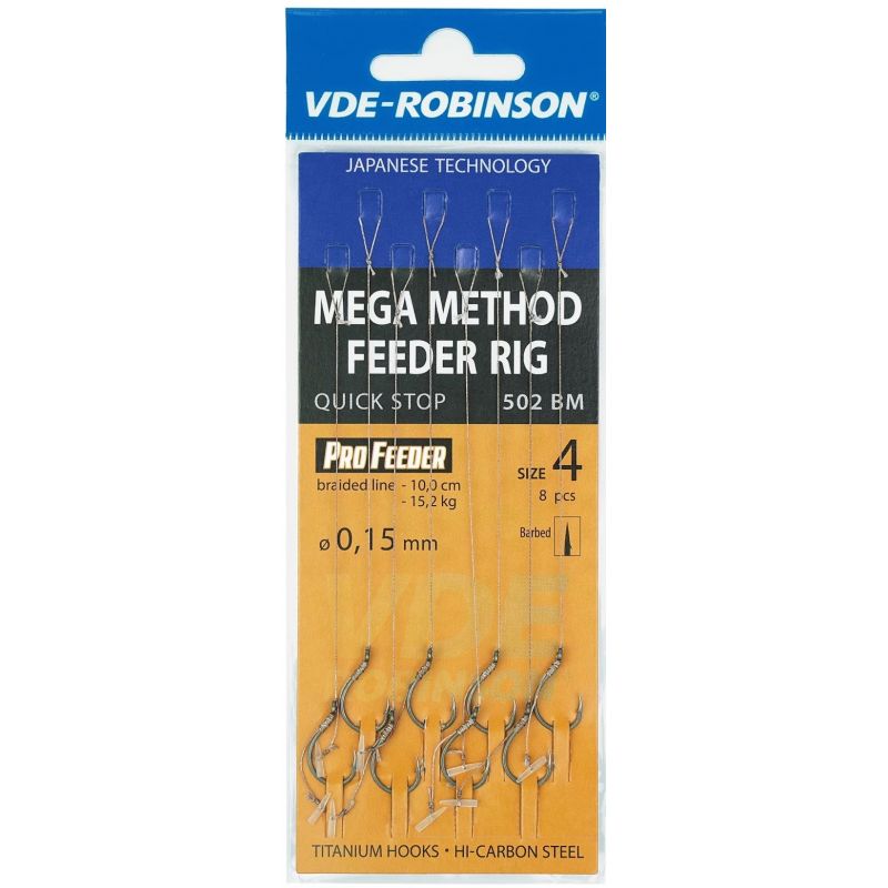 HACZYKI ROBINSON METHOD PRZYPON QUICK STOP MEGA 8