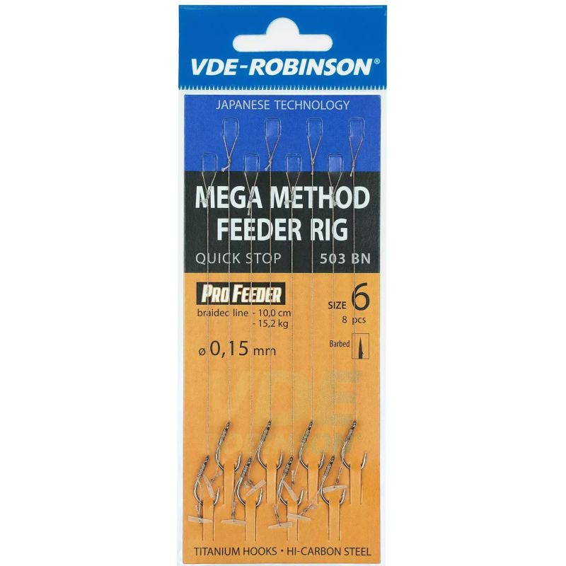 HACZYKI ROBINSON METHOD PRZYPON QUICK STOP MEGA 6