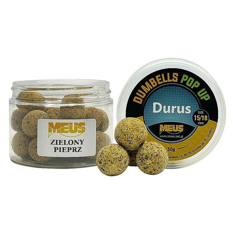 DUMBELLS MEUS POP UP DURUS 15/18mm 90g PIEPRZ ZIEL