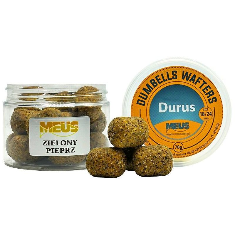 DUMBELLS MEUS WAFTERS DURUS 18/24mm ZIELONY PIEPRZ