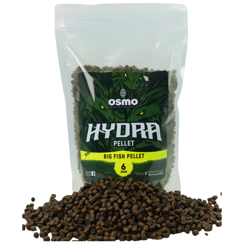 PELLET OSMO HYDRA BIG FISH 6mm 800g NOWOŚĆ 