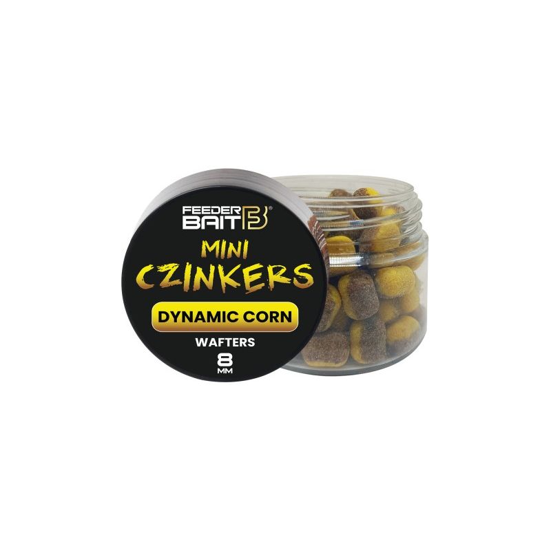 MINI CZINKERS FEEDER BAIT WAFTERS 8mm DYNAMIC CORN