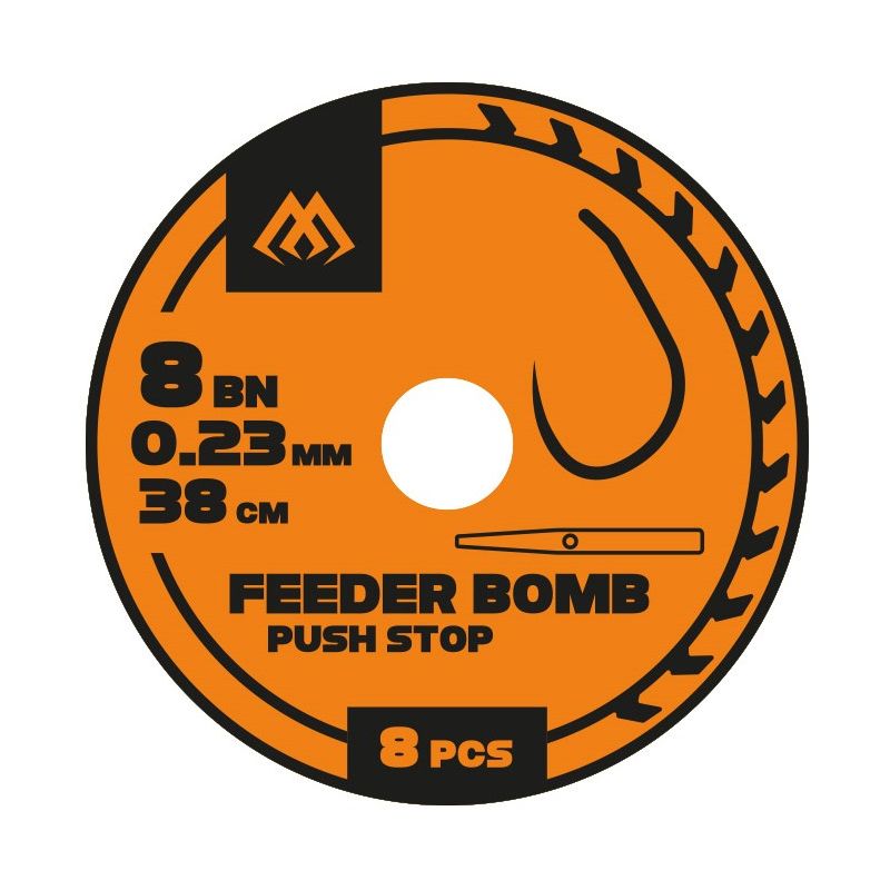PRZYPON MIKADO FEEDER BOMB Z PUSH STOPEM 14 BEZZAD