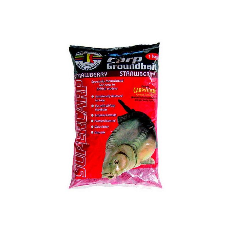 ZANĘTA MVDE SUPERCARP STRAWBERRY 1kg TRUSKAWKA