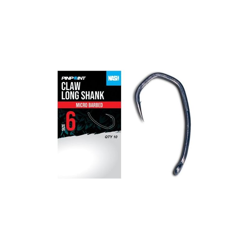 HACZYKI NASH CLAW LONG SHANK SIZE 2 MICRO BARB