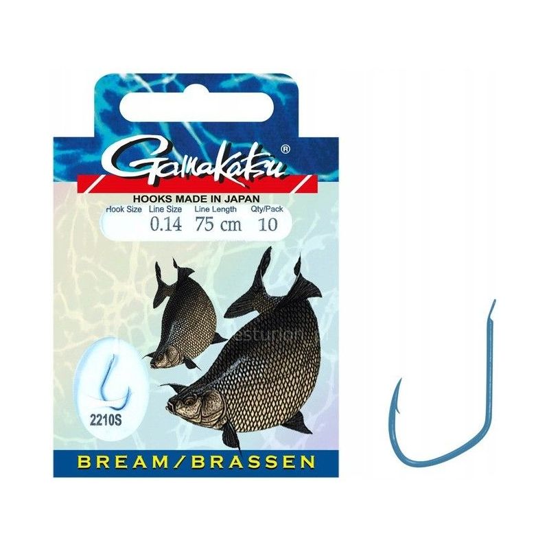 HACZYKI WIĄZANE GAMAKATSU BREAM 2210S 10 0.14mm 75
