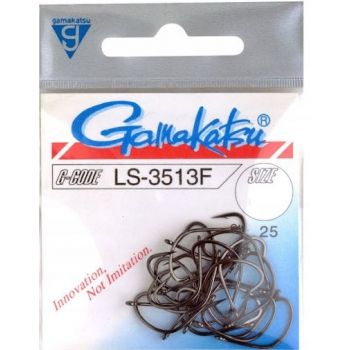 HACZYKI GAMAKATSU LS-3513F HOOKS BLACK  6