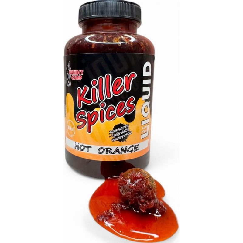 LIQUID BANDIT CARP KILLER SPICE 300ml HOT ORANGE