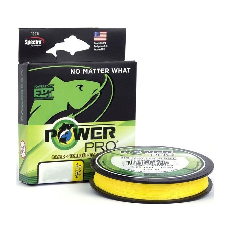 PLECIONKA POWER PRO HI-VIS YELLOW 135m 0,19mm 13kg