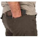 SPODNIE WĘDKARSKIE FOX KHAKI HD COMBAT TROUSER XXL
