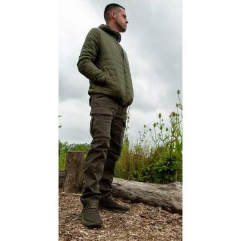 SPODNIE WĘDKARSKIE FOX KHAKI HD COMBAT TROUSER XXL