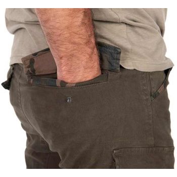 SPODNIE WĘDKARSKIE FOX KHAKI HD COMBAT TROUSER 3XL