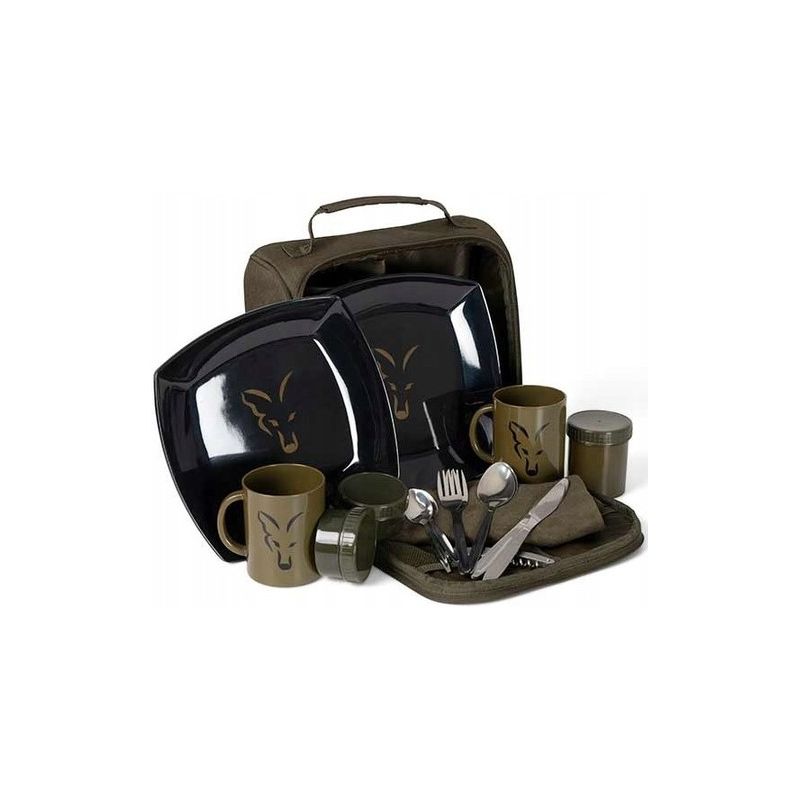 ZESTAW OBIADOWY + TORBA FOX VOYAGER 2 PERSON DINNE