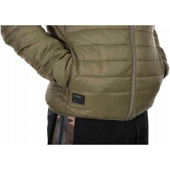 KURTKA WĘDKARSKA FOX OLIVE QUILTED 100 ROZM M