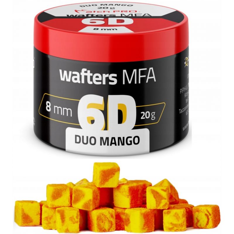 DUMBELLS MATCH PRO DUO 6D MANGO 8x8mm 20g
