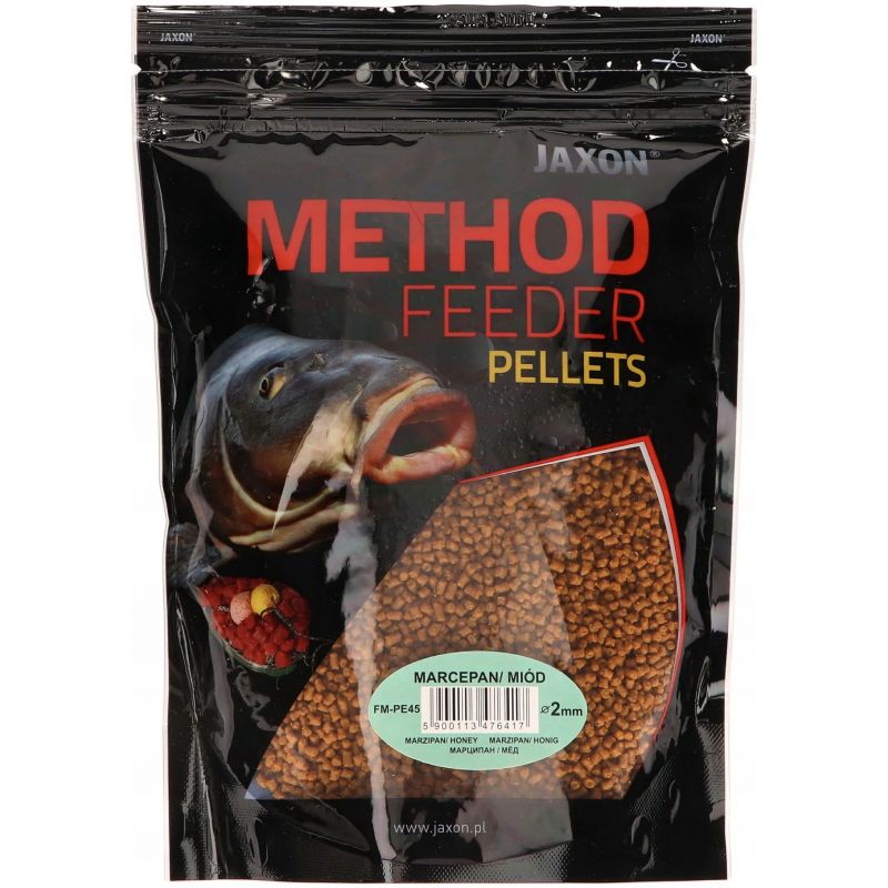 PELLET JAXON METHOD FEEDER 2mm 500g MARCEPAN MIÓD