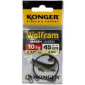 PRZYPON KONGER WOLFRAM 45cm 10kg 2szt
