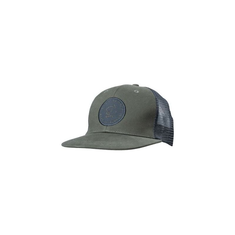 CZAPKA Z DASZKIEM NASH CARP LOGO TRUCKER GREEN 