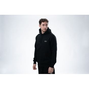 BLUZA NASH MAKE IT CARP LOGO BLACK HOODIE L