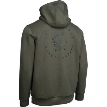 BLUZA NASH MAKE IT CARP LOGO HOODIE GREEN 3XL