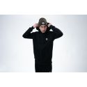 BLUZA NASH MAKE IT BADGE ZIPPED BLACK NA ZAMEK XXL