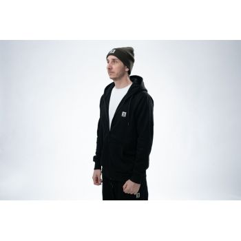 BLUZA NASH MAKE IT BADGE ZIPPED BLACK NA ZAMEK XL
