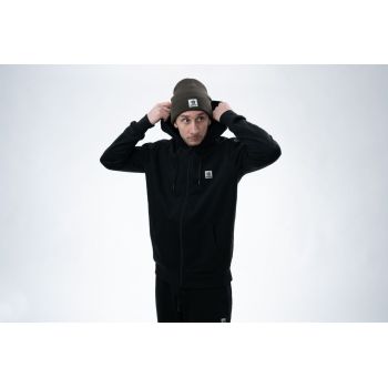 BLUZA NASH MAKE IT BADGE ZIPPED BLACK NA ZAMEK M